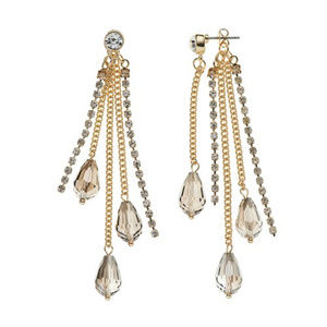 Simply Vera Vera Wang Front/Back Earrings